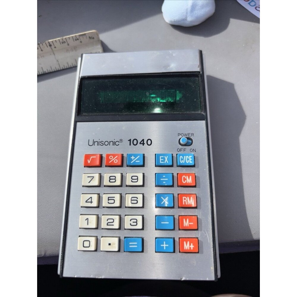 Vintage Unisonic 1040 Pocketable Calculator MINT